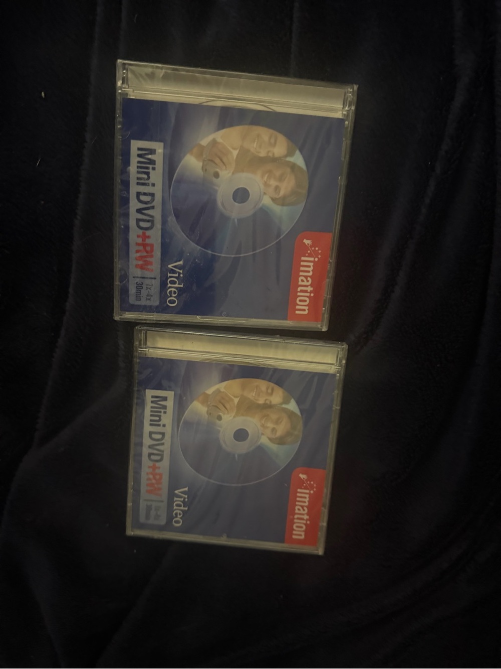 Imation Mini DVD+RW Rewritable Disc - Blue (Pack of 2)